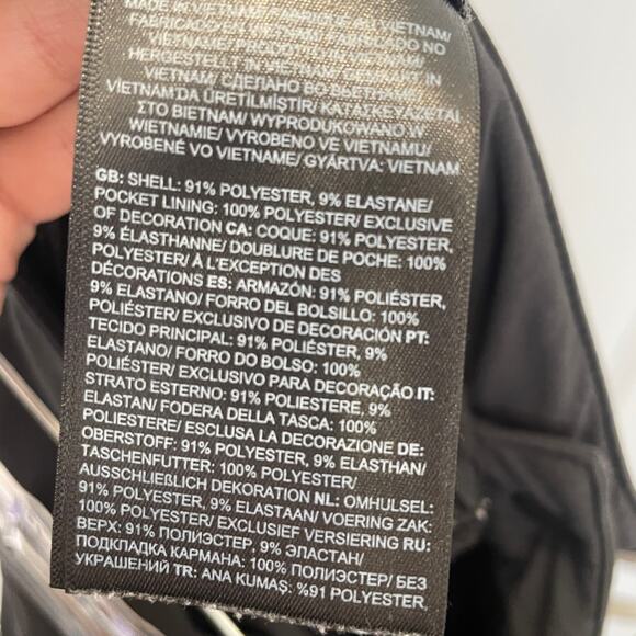 The North Face Womens Hiking Pants Black Flashdry XD Tapered Zip Ankle 8 - Picture 6 of 8